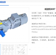 K87DRE100M4/BE5/HR/TF/IS減速電機(jī)型號(hào)解析