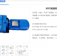 R57DRE80M4-48.23-M1-0°減速電機型號解析