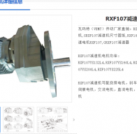 RXF107-4.65-AM200-D350減速電機(jī)型號解析