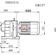 R137-Y45KW-4P-M4-0°減速電機(jī)型號(hào)大全