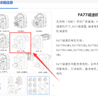 FA77-55.12-SF180-35-10減速電機(jī)型號(hào)解析