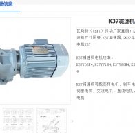 GK37-20.19-YEJ-0.75KW-4P減速電機型號解析