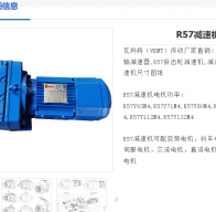 R57-Y1.1KW-4P-48.23-M2-0°減速電機(jī)型號(hào)解析