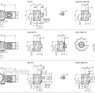 KD15 KK15 KF15 KFK15減速機電機型號大全及尺寸圖紙
